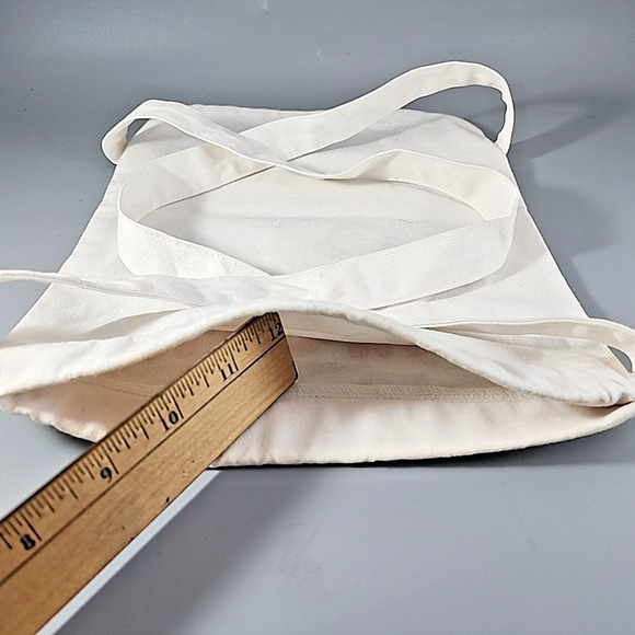 Hello Kitty Small Canvas Open Backpack 2003 With Felt Bow 12"x9" - Picture 6 of 6